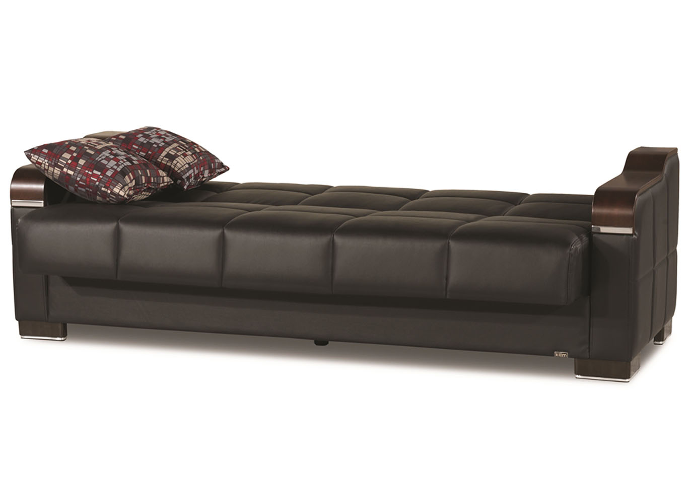 Uptown Black PU Sofabed,Ottomanson (Previously Casamode)